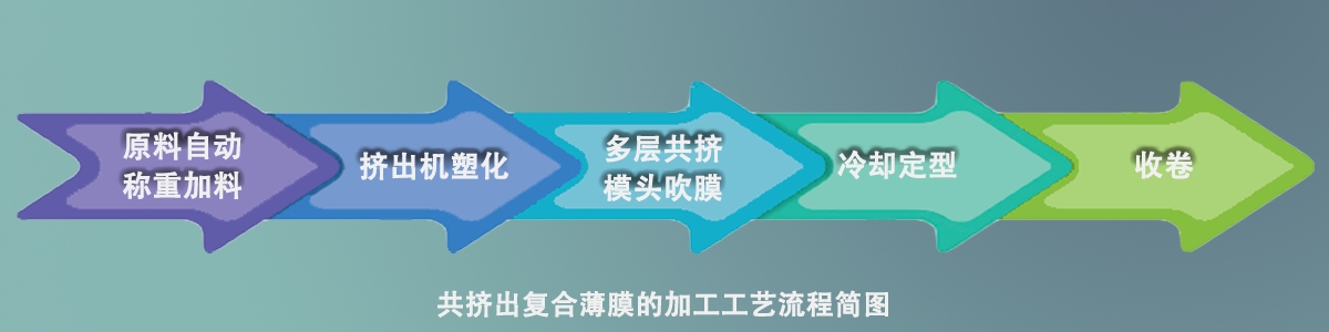 共挤薄膜工艺流程图